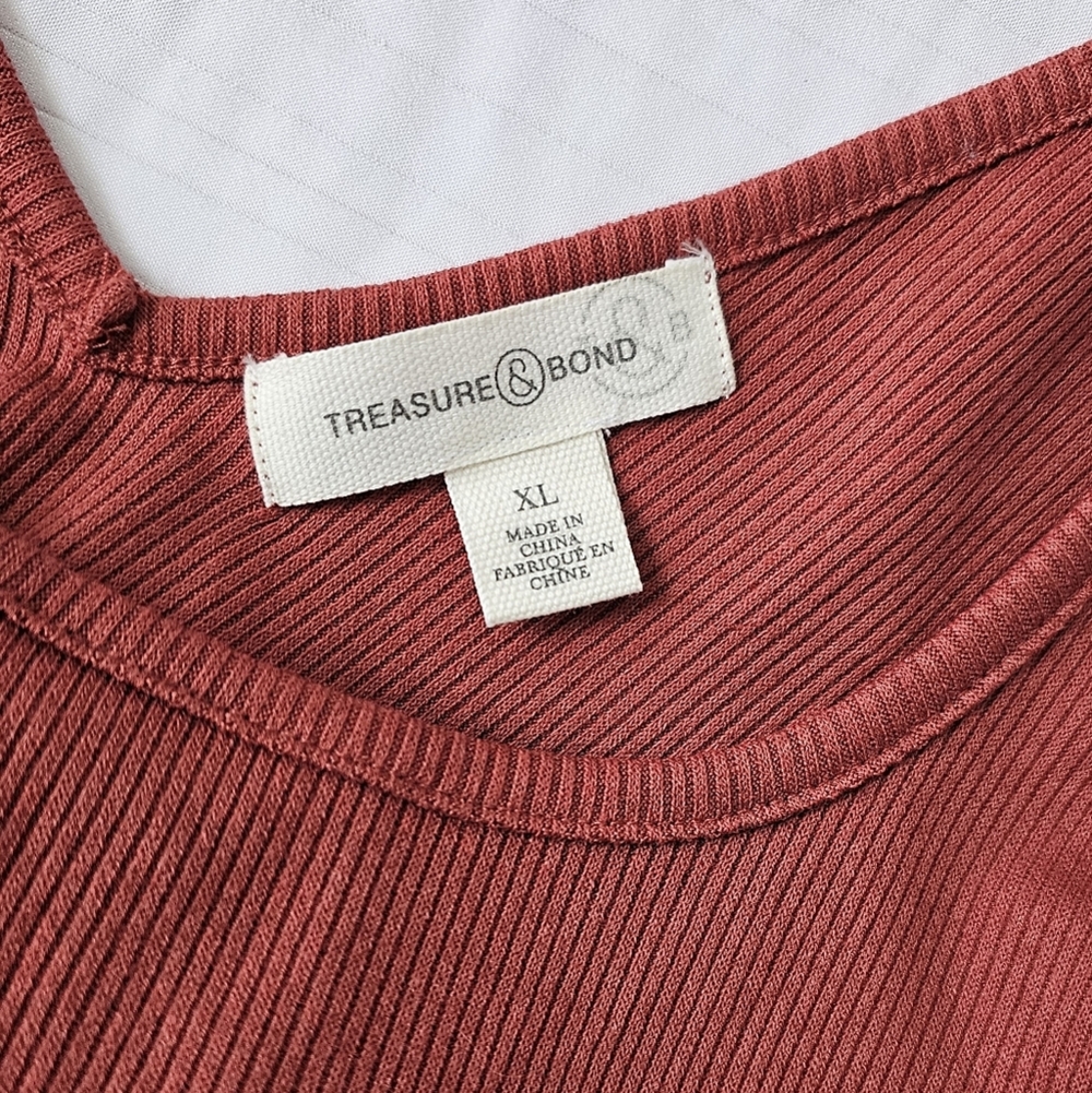 Treasure & Bond Like New Ribbed Dress Size XL - Picture 3 of 3